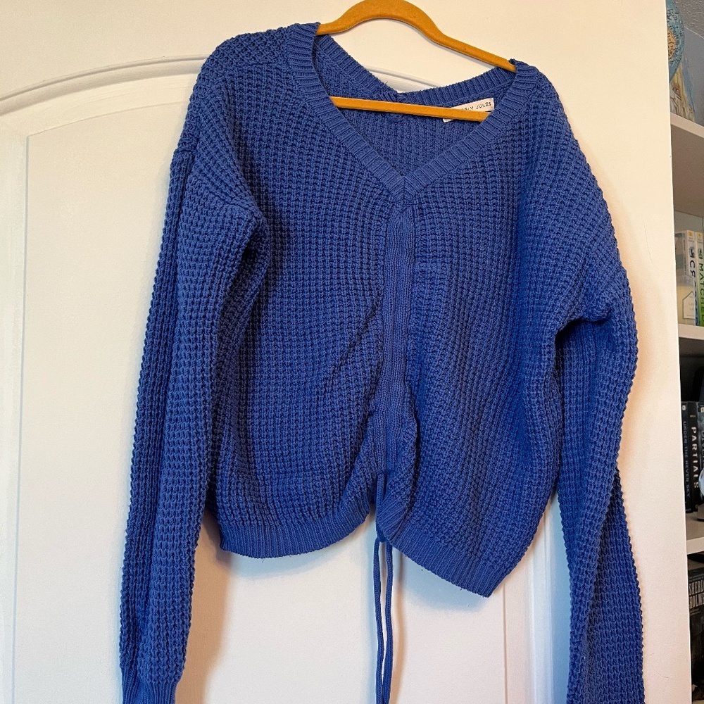 Blue Sweater - Sincerely Jules Size S